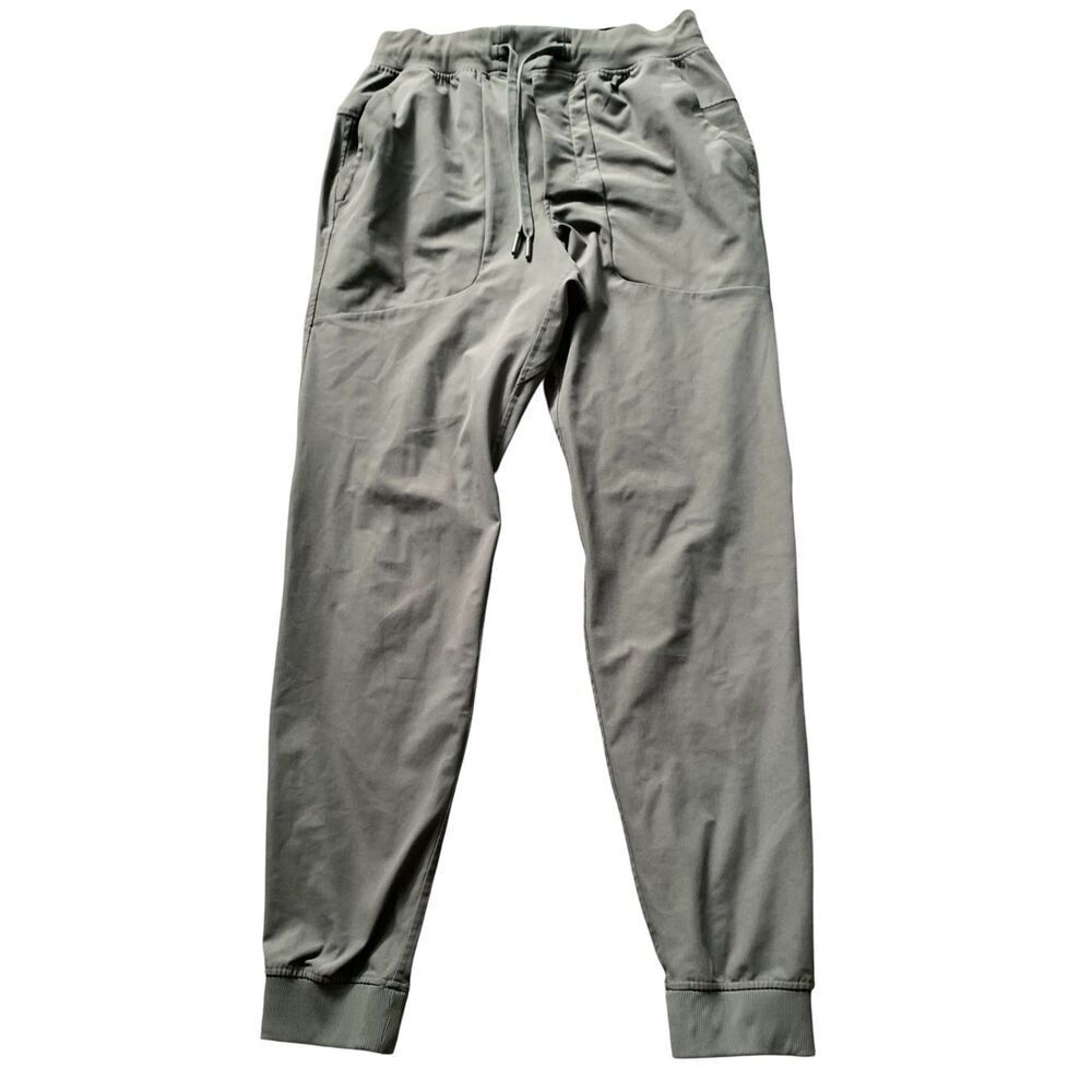LULULEMON ABC 29” gray green SWEATPANTS JOGGERS men’s S